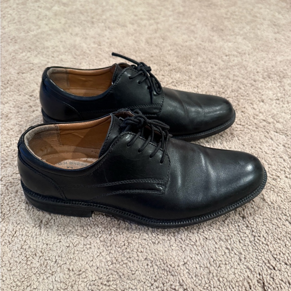 Bass Black Leather Men's Oxfords